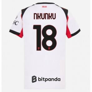 AC Milan Christopher Nkunku #18 Replika Bortatröja Damer 2025-26 Kortärmad